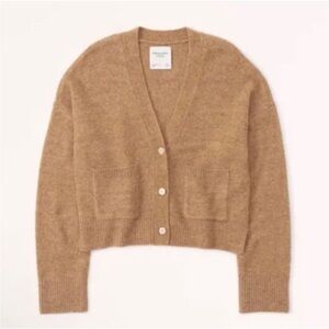 Abercrombie & Fitch Camel Cardigan